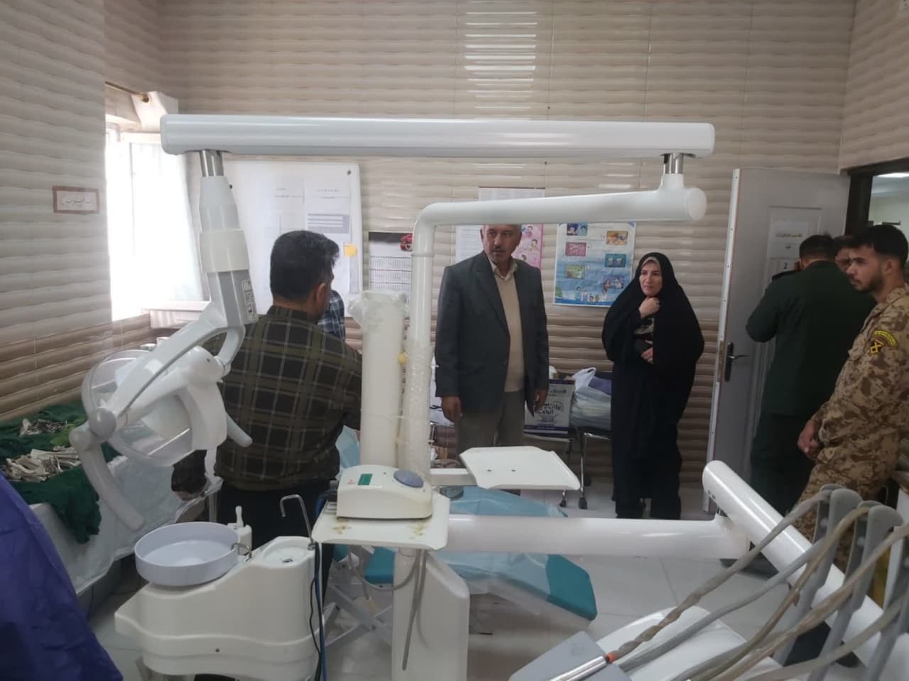 ارائه خدمات دندانپزشکی به ۲۰ مددجوی درگز و مددجویان بخش نوخندان و کلاته‌چنار